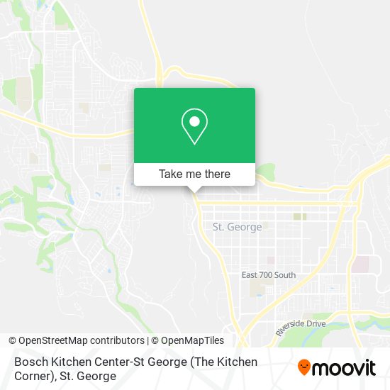 Mapa de Bosch Kitchen Center-St George (The Kitchen Corner)