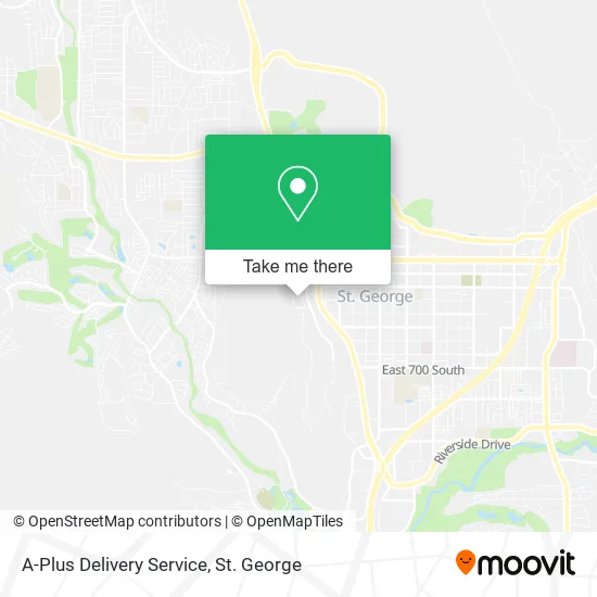 Mapa de A-Plus Delivery Service