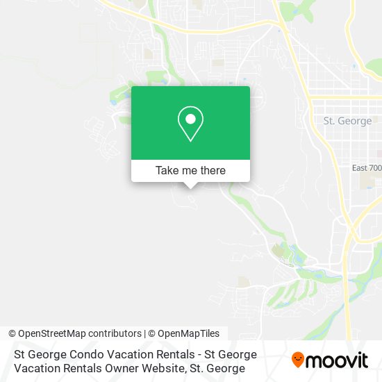 St George Condo Vacation Rentals - St George Vacation Rentals Owner Website map