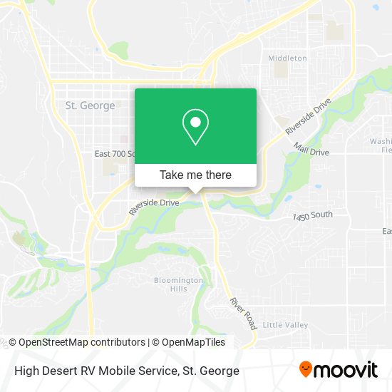 High Desert RV Mobile Service map