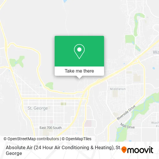 Absolute Air (24 Hour Air Conditioning & Heating) map