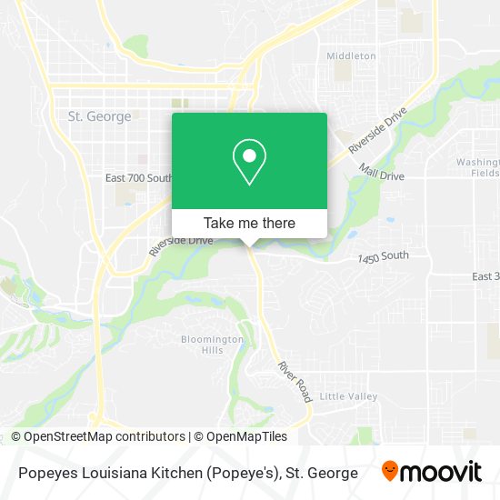 Popeyes Louisiana Kitchen (Popeye's) map