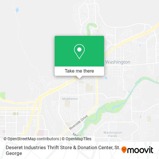 Mapa de Deseret Industries Thrift Store & Donation Center