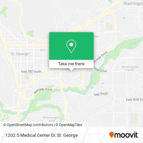 1202 S Medical Center Dr map