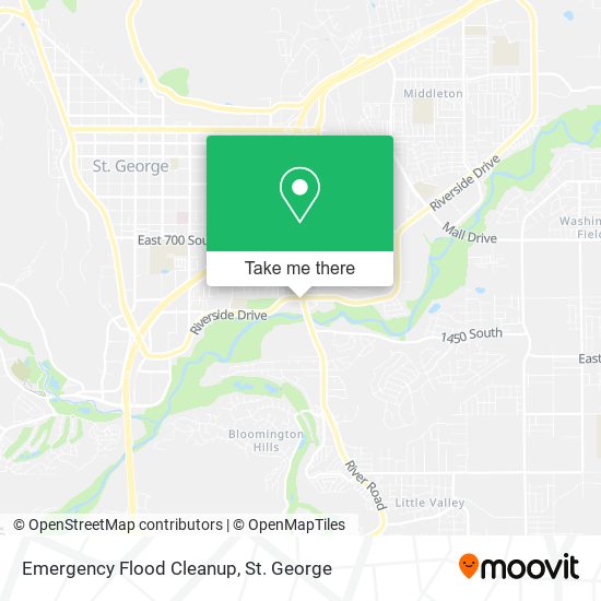 Emergency Flood Cleanup map