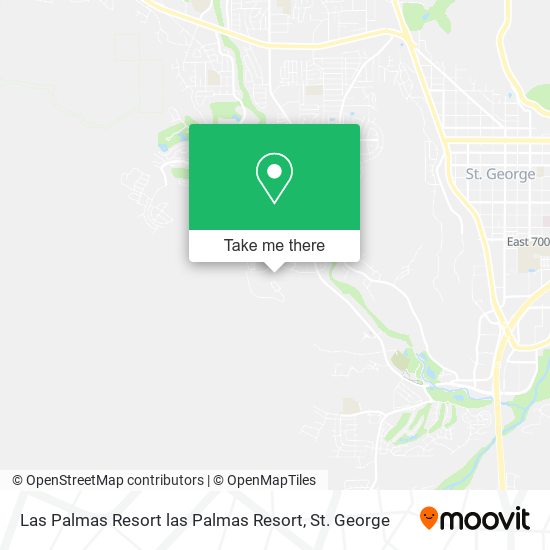 Mapa de Las Palmas Resort las Palmas Resort