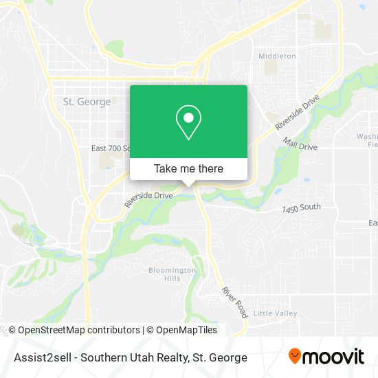 Assist2sell - Southern Utah Realty map