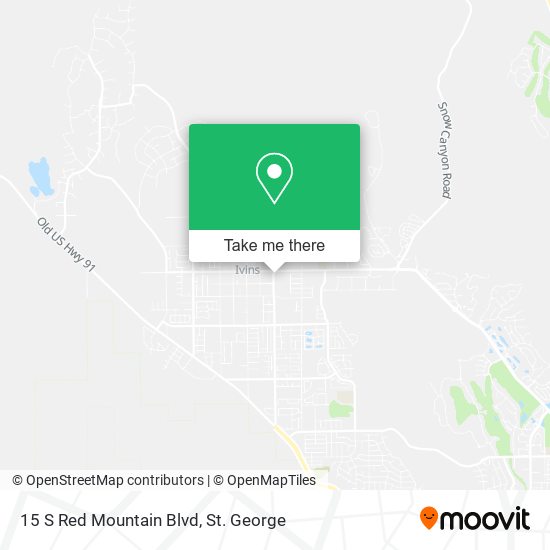 15 S Red Mountain Blvd map