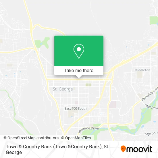 Town & Country Bank map