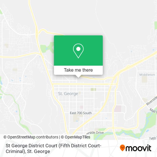 St George District Court (Fifth District Court-Criminal) map