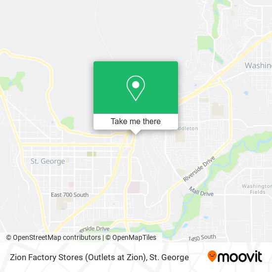 Zion Factory Stores (Outlets at Zion) map