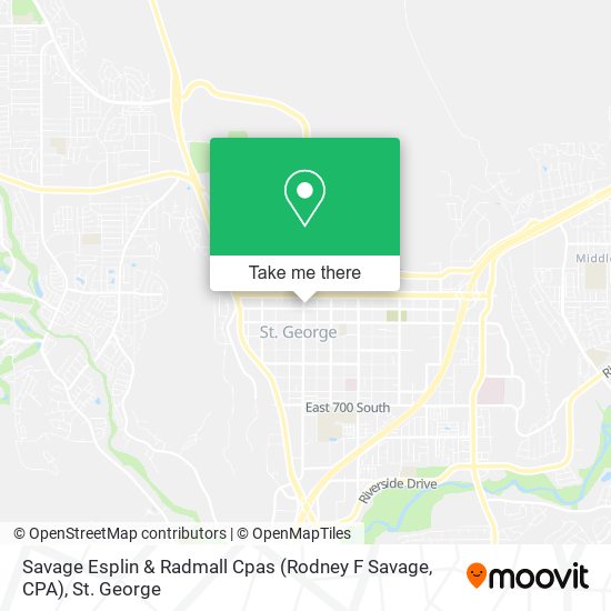 Savage Esplin & Radmall Cpas (Rodney F Savage, CPA) map
