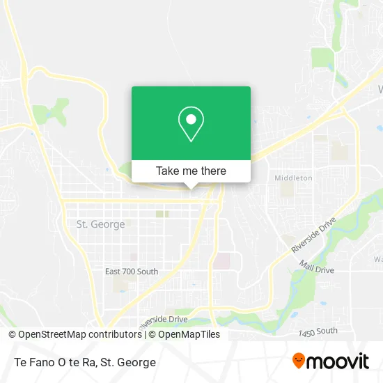 Mapa de Te Fano O te Ra
