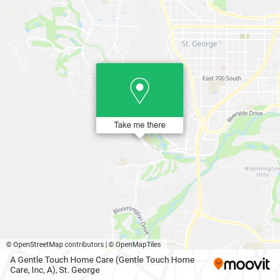 A Gentle Touch Home Care (Gentle Touch Home Care, Inc, A) map