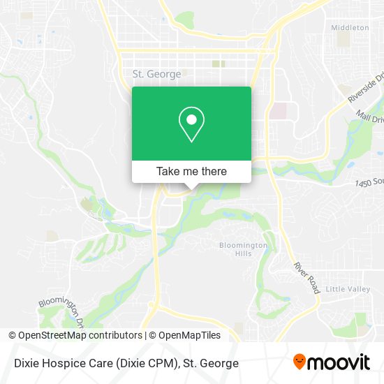 Mapa de Dixie Hospice Care (Dixie CPM)