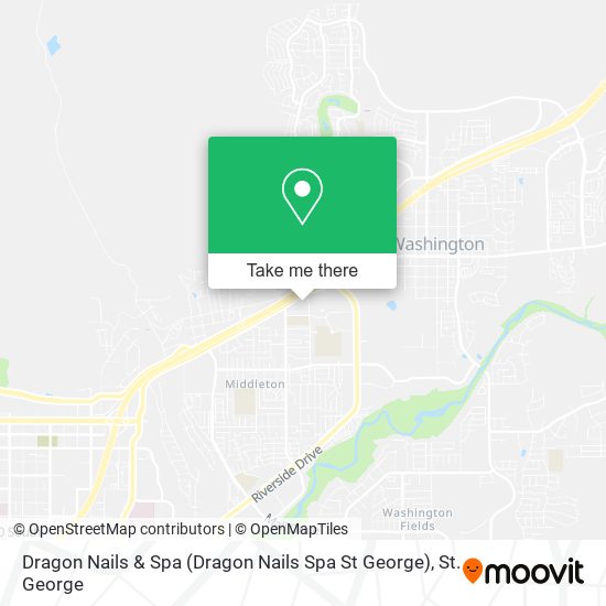 Dragon Nails & Spa (Dragon Nails Spa St George) map