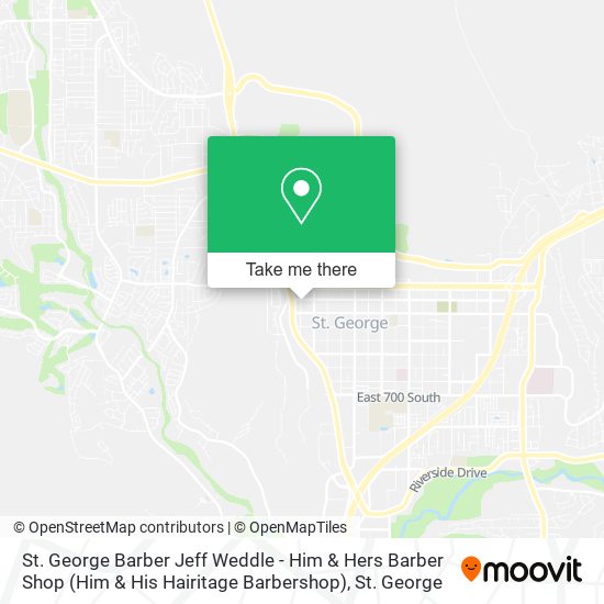 St. George Barber Jeff Weddle - Him & Hers Barber Shop (Him & His Hairitage Barbershop) map