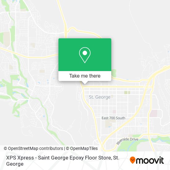 XPS Xpress - Saint George Epoxy Floor Store map