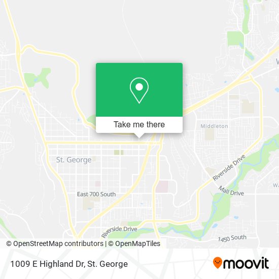 1009 E Highland Dr map