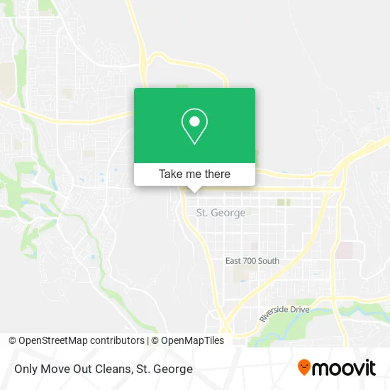 Mapa de Only Move Out Cleans