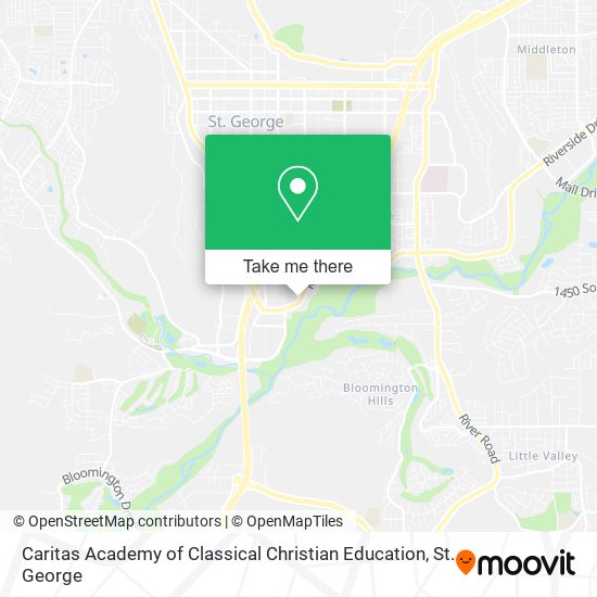 Caritas Academy of Classical Christian Education map