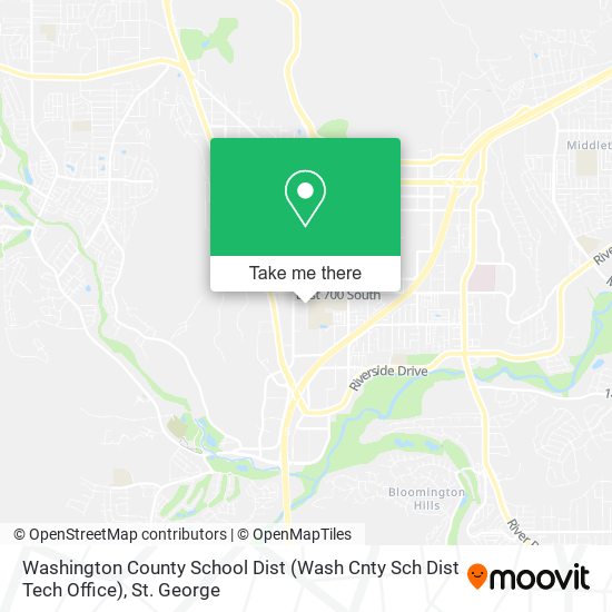 Washington County School Dist (Wash Cnty Sch Dist Tech Office) map