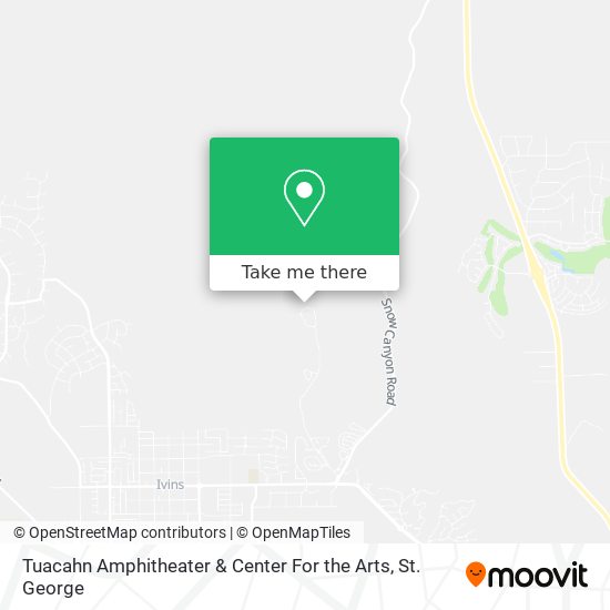 Tuacahn Amphitheater & Center For the Arts map