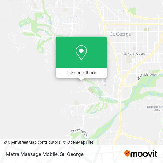 Mapa de Matra Massage Mobile