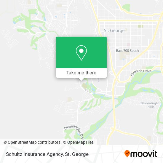 Mapa de Schultz Insurance Agency