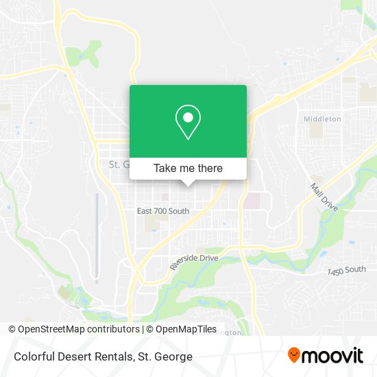 Colorful Desert Rentals map