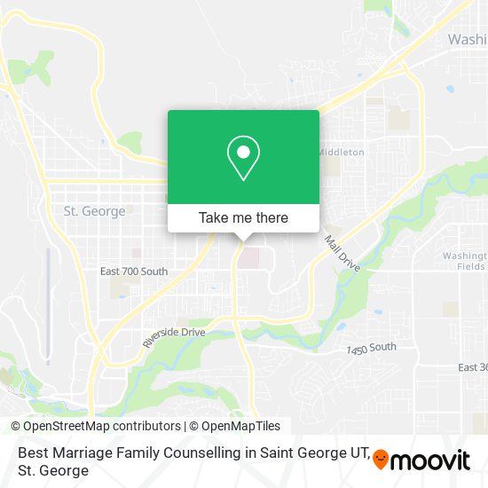 Best Marriage Family Counselling in Saint George UT map