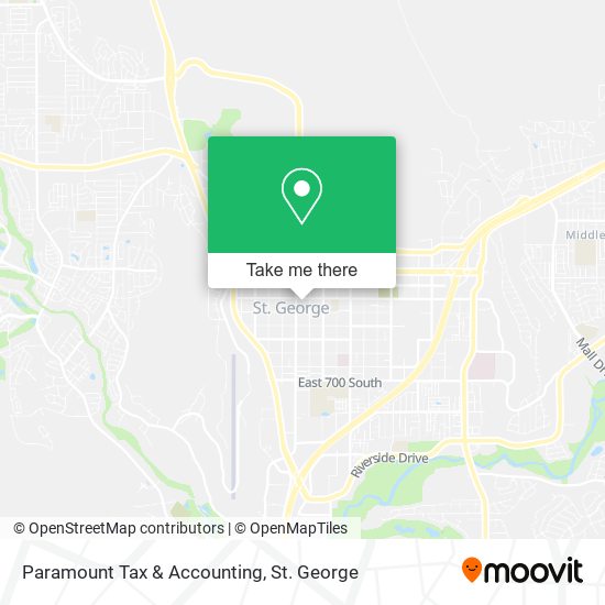 Mapa de Paramount Tax & Accounting