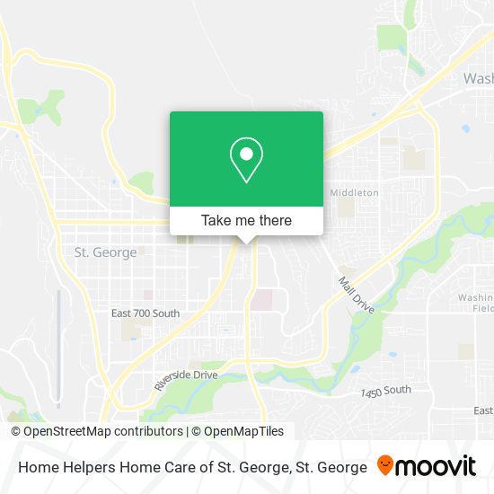 Home Helpers Home Care of St. George map