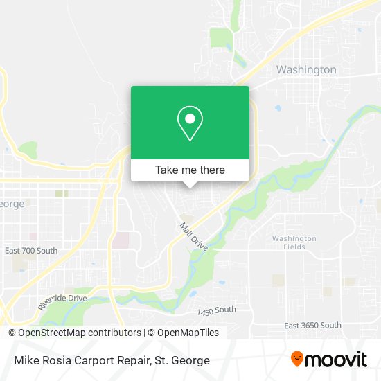 Mapa de Mike Rosia Carport Repair