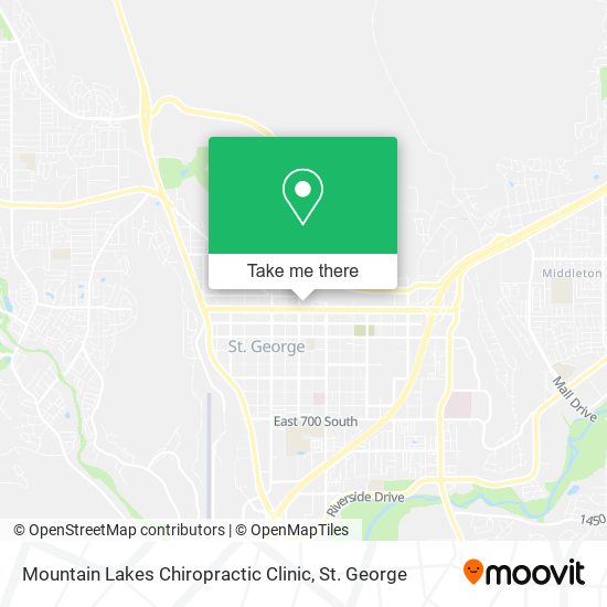 Mountain Lakes Chiropractic Clinic map