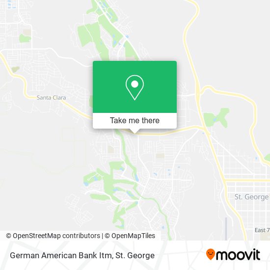 German American Bank Itm map