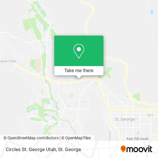 Circles St. George Utah map