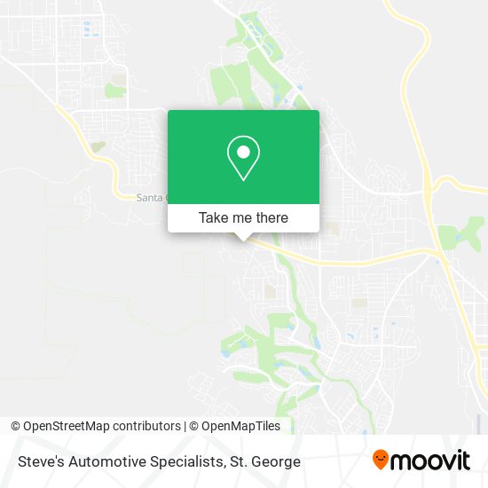 Steve's Automotive Specialists map