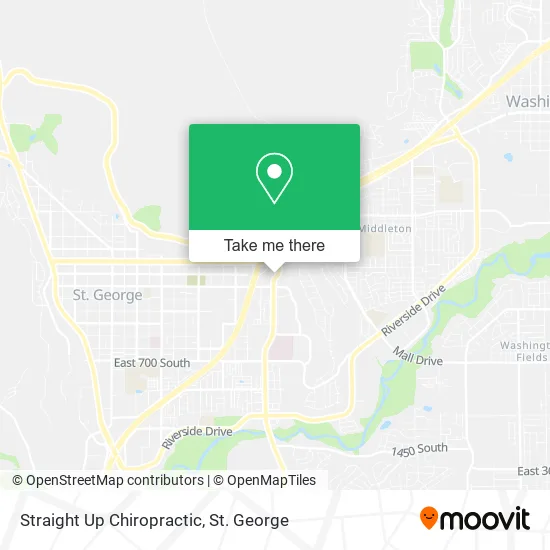 Mapa de Straight Up Chiropractic