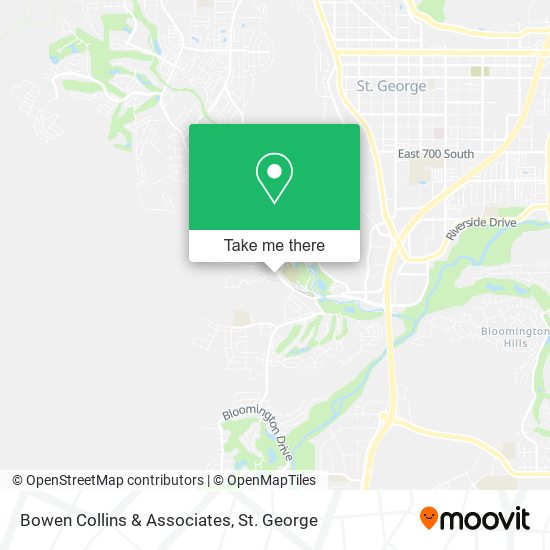 Bowen Collins & Associates map