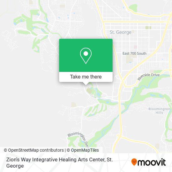 Zion's Way Integrative Healing Arts Center map