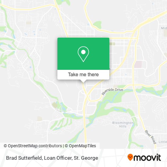 Brad Sutterfield, Loan Officer map