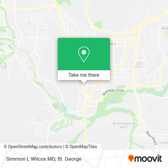 Simmon L Wilcox MD map