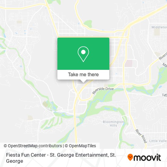 Fiesta Fun Center - St. George Entertainment map