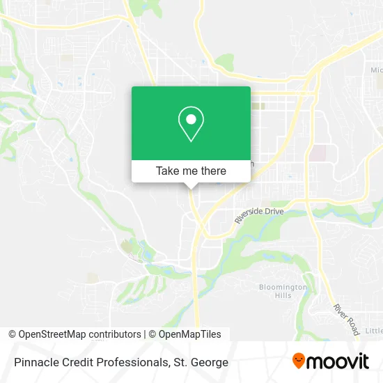 Pinnacle Credit Professionals map