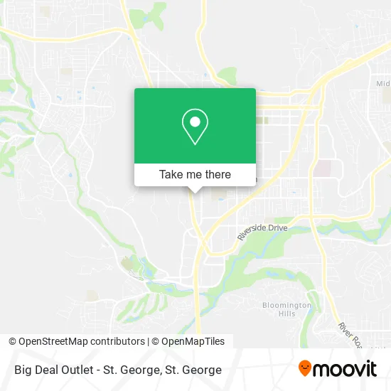 Big Deal Outlet - St. George map
