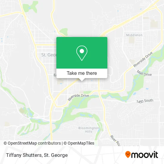 Mapa de Tiffany Shutters