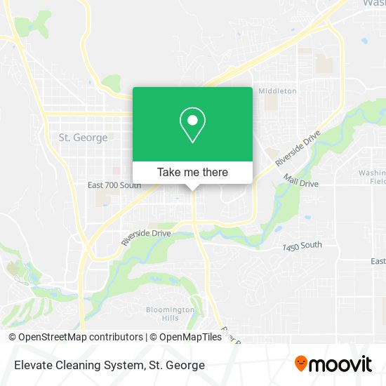 Elevate Cleaning System map
