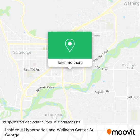 Insideout Hyperbarics and Wellness Center map