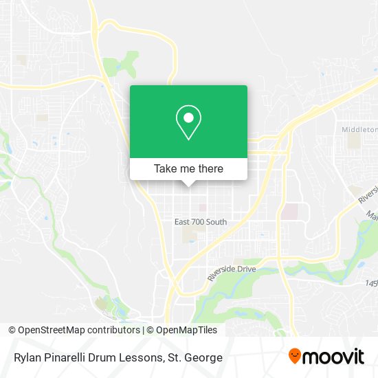 Rylan Pinarelli Drum Lessons map